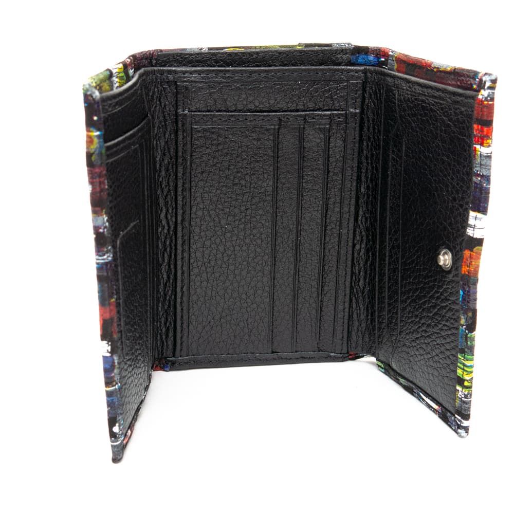 Дамско портмоне ENZO NORI модел CANDY естествена кожа тъмна палитра